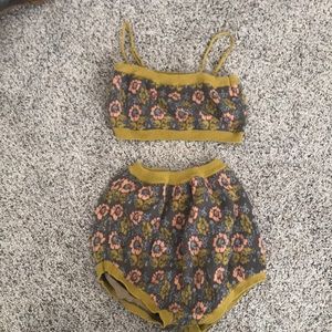 Free People Falling for you Bralette and Shorties. Both size medium.